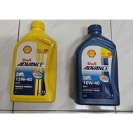 SHELL ADVANCE 4T AX7 10W-40/15W-40 (100% ORIGINAL SHELL MALAYSIA)