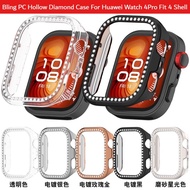 Shiny Diamond Frame Protector Case for Huawei Watch 4Pro Fit 4 Shell Protective Cover for Huawei Fit
