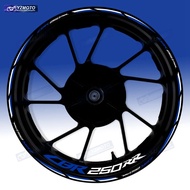 For Honda CBR250RR CBR 250 RR Motorcycle 17 Inch Front Rear Wheel Sticker Decal Reflective Decorativ