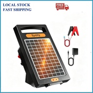[Local stock] 0.18J 10-Mile Electric Fence Charger Day/Night Mode Solar-Powered  Energizer for Lives