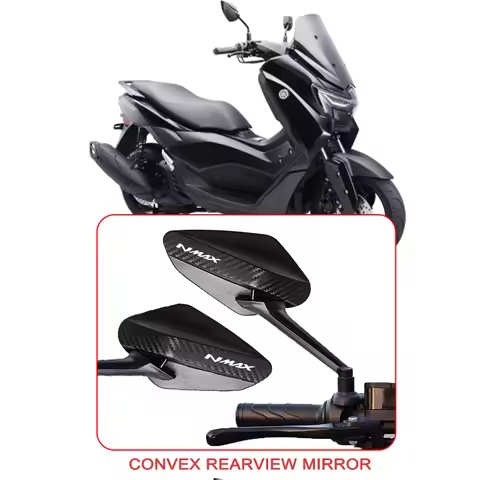 2Pcs/Pair Motorcycle Anti-Shake Antiglare Wide-angle Rearview Mirror For YAMAHA NMAX N MAX 125 NMAX1