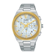 ALBA Philippines White Dial Stainless Steel Strap AT3H50X1 Chronograph Watch