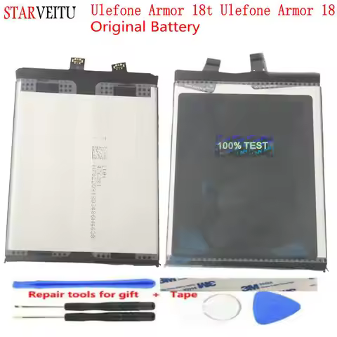 Armor 18t Battery for Ulefone Power Armor 18 Original Bateria 9600mAh 6.58"Mobile Phone Accessories