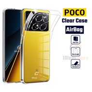 Clear Case AirBag Poco X7 Pro 5G X7 5G X6 Pro X6 5G X5 5G X5 Pro 5G X4 X3 X3 GT X3 NFC X3 Pro F7 Pro