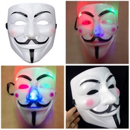 Hacker mask with cosplay light / halloween hacker mask