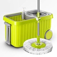 Rotating Mop, Microfibre Mop Reusable Microfibre Pads 360 Degree Rotating Easy to Clean Dry Wet Mop Commemoration Day Better life