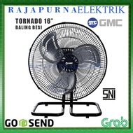 KIPAS ANGIN GMC - TORNADO DESK & WALL FAN 2IN1 16 INCH 725 SWING SNI