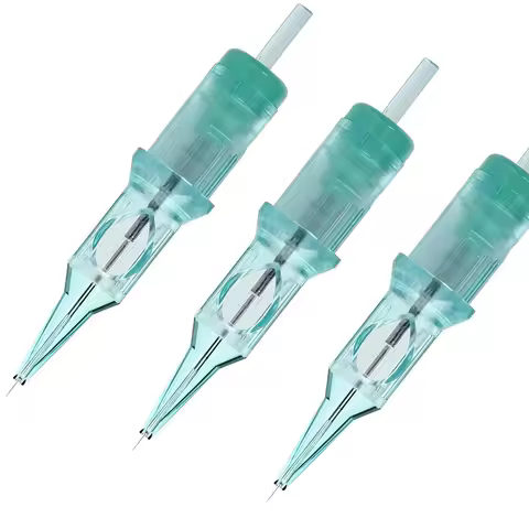 20pcs/Box Premium Quality Green VIPER PMU SMP Tattoo Cartridge Needle Durable Consistent Tattoo Perm