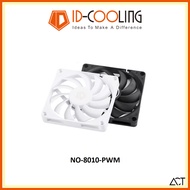 ID-COOLING NO-8010-PWM 8CM Casing Fan 4Pin pwm ( Black / White )