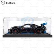 BrickLight™for ️Acrylic transparent display box Lego 42176 Porsche GT4 Racing Car Acrylic Display Bo