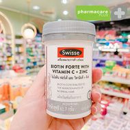 ✨แท้💯ฉลากไทย✨SWISSE Biotin Forte With Vitamin C + Zinc 60 Tablets