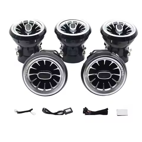 Ambient LED Turbine Air Vent Atmosphere Accessories For Mercedes Benz A W176 CLA W117 C117 W156 GLA