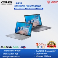 ASUS A416MAO-HD421/HD422 INTEL N4020 4GB 256GB W10 OHS