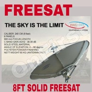 New Antena Parabola Solid 240Cm / 8Ft / 8Feet Freesat Model Yuri Harga