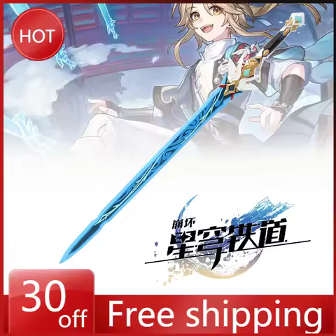 100cm Honkai: Star Rail Sword Model Yanqing Arms Cosplay Pvc Anime Action Series Desktop Ornaments H