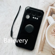 IIIF150 Raptor Finger Magnetic Ring Casing Black Silicone TPU Cover Cases