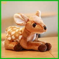 Yuf 10 24x3 94x6 69 Plush Deer for Doll Cartoon Sika Deer Model Figure Birthday Gif