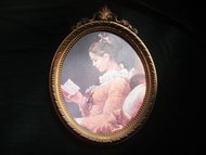 【老時光 OLD-TIME】早期二手大款義大利製印刷掛畫掛飾壁飾