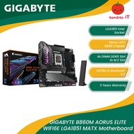 GIGABYTE B860M AORUS ELITE WIFI6E Micro-ATX LGA1851 Motherboard