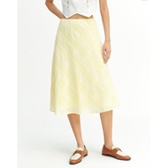Pomelo Yellow Plaid Skirt