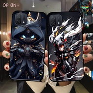 Oppo a16k glass phone case, cool vip case, powerful super robot