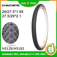 1PC Chaoyang MTB mountain bike tire not fold bicycle tyres 26 27.5 29*1.95 2.10 full range of retro yellow edge bicycle tires bike Accessories