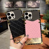 Casing For Samsung Galaxy S8+ S9+ S10+ S10E J4+ J6+ Plus J2 J7 Prie J3 Pro Luxury Fashion Retro Rhombus Plating PU Leather Phone Case Back Cover