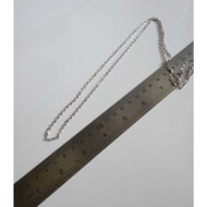 100cm Nuri Chain 0.7 Rice Chain/ 0.7 Silver Chain/ (1 meter) For Accessories