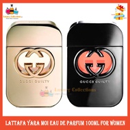 💯 Gcuci Guilty Black Pour Femme EDT 75ml for Women