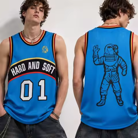 Billie Eilish Album Tour Sleeveless Basketball Waistcoat Vest , 2026 Summer New Men Breathable Quick