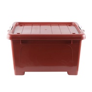FINEXT กล่องพลาสติก 60 ลิตร รุ่น 1002B สีแดง |BAI|