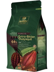 Cacao Barry Extra-Bitter Guayaquil 64% ดาร์คช็อก Cacao ขนาด 500g / 5Kg