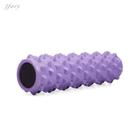 Jfory Muscle Recovery Foam Roller with Bumps Deep Tissue Cylindrical Foam Roller High Density Mobili