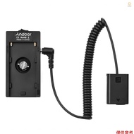 Andoer NP-F970 F750 Battery Plate Holder Adapter + FW50 Dummy Battery Coupler Compatible with  A7/A7