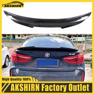 New Auto Car Spoiler Wing For BMW X6 F16 2015-2019 FRP / Carbon Fiber Car Rear Trunk Lip Spoiler Tai