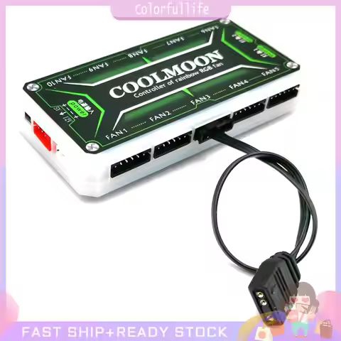 Controller Adapter Cable Small 4Pin/6Pin to 5V ARGB 3Pin Cord Household Computer Safety Parts for Co