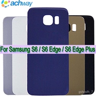 SMT🧼CM 5.1"; For Samsung Galaxy S6 Back Glass G920 Battery Cover G925 G928 Housing S6 Edge S6+ S6Edge Plus+Adhesive Stic