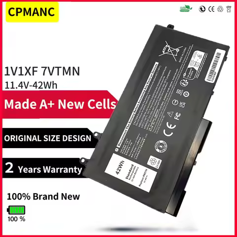 CPMANC 1V1XF Laptop Battery for Dell Latitude 5400 5410 5500 for Precision 3540 3550 7VTMN 27W58 XV8