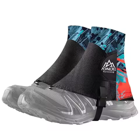 AONIJIE E941 Outdoor Unisex High Running Trail Gaiters Protective Sandproof Shoe Covers For Triathlo