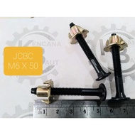 JCBC M6 X 50 BOLT SPEAKER BOLT/ DIPAN/ FURNITURE/ KNOCKDOWN