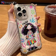 Cartoon Girl Phone Case For Samsung Galaxy S26 S25 Ultra Edge Plus FE M36 F36 M56 F56 5G 4G Casing S