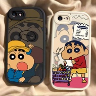 Crayon Shin-Chan Suitable for Apple se Second Generation Phone Case iPhone7 Soft Rubber Cartoon Cute
