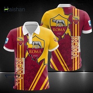 haishan Lega Seria A AS Roma 3D Polo Tshirt Hoodie jersey