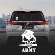 ARMY SKULL Cutting Sticker