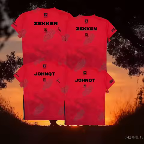 Valorant Sentinels Esports Gaming Uniform Training Short Sleeve T-Shirt Boys O Neck Sweatshirt Runni