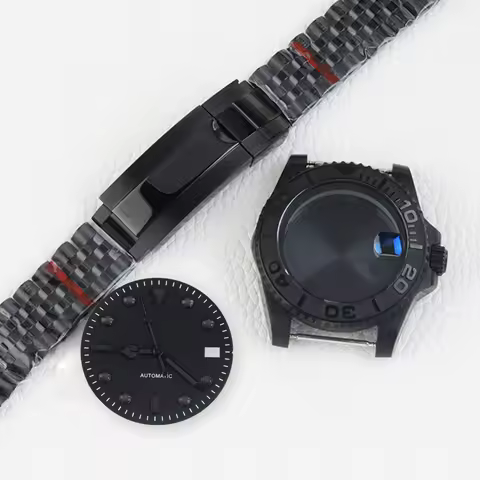 Blue luminous 28.5mm Black Dial 40mm Case Sapphire glass Stainless Steel for Yacht-master Men Watch 