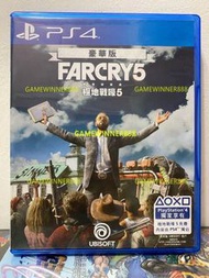 《居家抗疫必備》（中古二手）PS4遊戲 FARCRY 5 孤島驚魂5 極地戰嚎5 豪華版 Far Cry 5 [Deluxe Edition] 港版中英文版