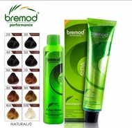 8.0 light blond Bremod Performance Hair Color ( Natural /0 ) 100ml with oxidizer