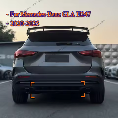 Rear Bumper Diffuser Lip For Mercedes-Benz GLA H247 GLA180 GLA200 GLA220 GLA35 GLA45 AMG Line 2020-2