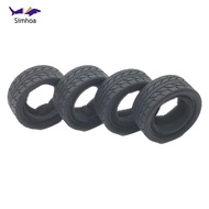 Simhoa RC Rubber Tyre Set RC Car Wheel Tires 1:18 Replacement Assembly Car Parts Rubber Tires for Wl